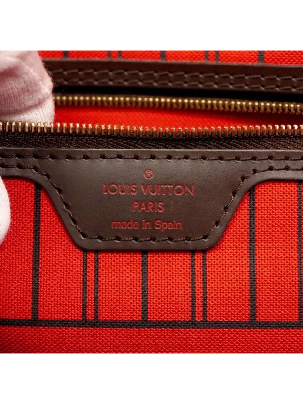 Louis Vuitton Tote Bag Damier Neverfull MM Ebene